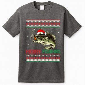 Merry Fishmas Christmas Fish Fisherman Funny Fishing T-Shirt