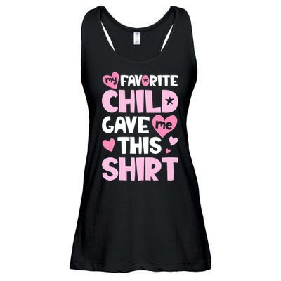 My Favorite Child Gave Me This Family Mom Dad Gifts Ladies Essential Flowy Tank