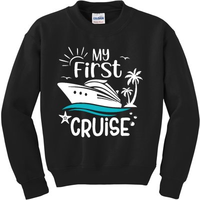 My First Cruise Family Matching Kids Sweatshirt