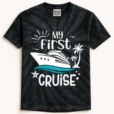 My First Cruise Family Matching Kids Tie-Dye T-Shirt