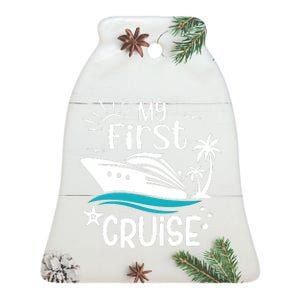 My First Cruise Family Matching Ceramic Bell Ornament