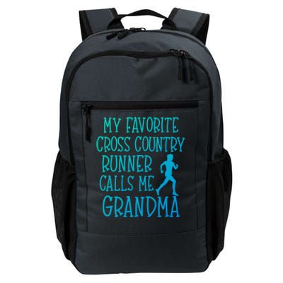 My Favorite Cross Country Runner Calls Me Grandma Grandson Gift Daily Commute Backpack