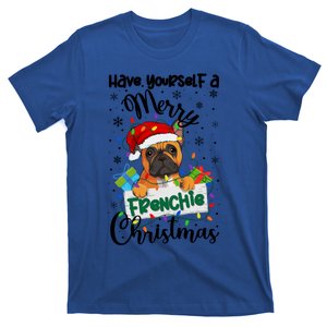 Merry Frenchie Christmas French Bulldog Xmas Party Gift T-Shirt