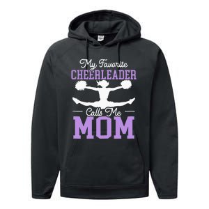 My Favorite Cheerleader Calls Me Mom Cheering Performance Fleece Hoodie