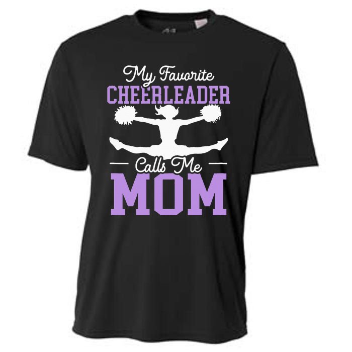 My Favorite Cheerleader Calls Me Mom Cheering Cooling Performance Crew T-Shirt