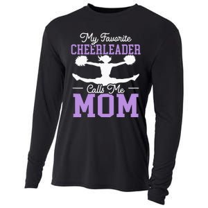 My Favorite Cheerleader Calls Me Mom Cheering Cooling Performance Long Sleeve Crew