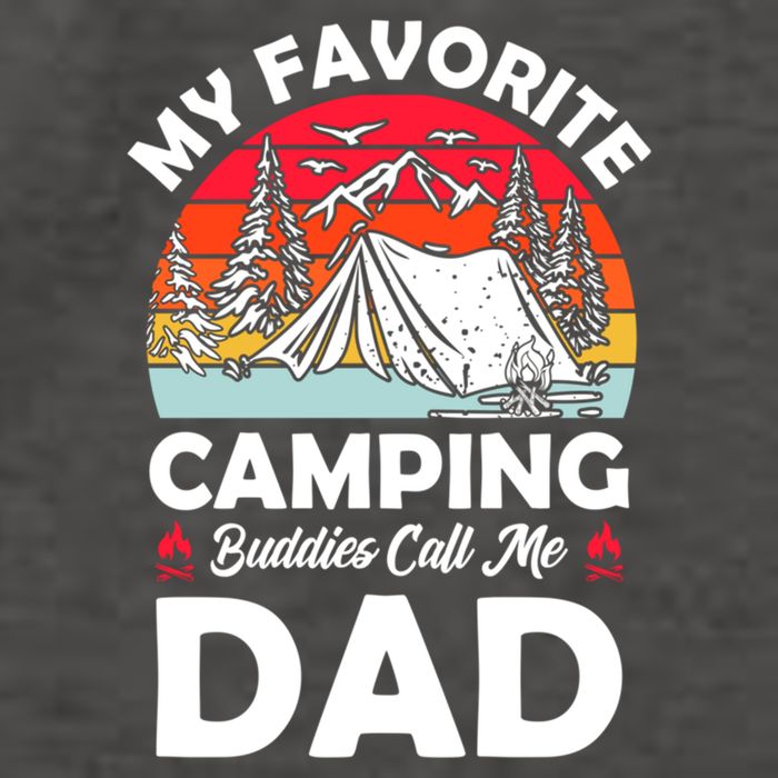 My Favorite Camping Buddies Call Me Dad Meaningful Gift Vector Backpack