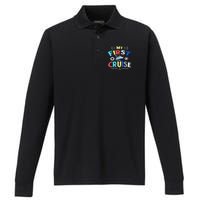 My First Cruise  Girls Boys Cruising and Sailing Performance Long Sleeve Polo