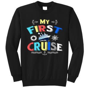 My First Cruise  Girls Boys Cruising and Sailing Sweatshirt