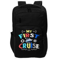 My First Cruise  Girls Boys Cruising and Sailing Impact Tech Backpack