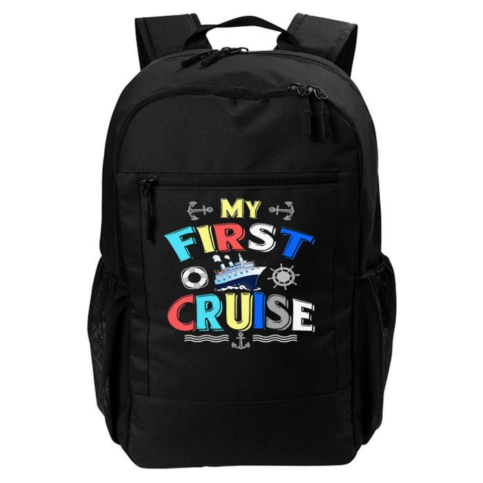 My First Cruise  Girls Boys Cruising and Sailing Daily Commute Backpack