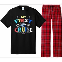 My First Cruise  Girls Boys Cruising and Sailing Pajama Set