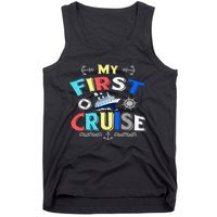 My First Cruise  Girls Boys Cruising and Sailing Tank Top