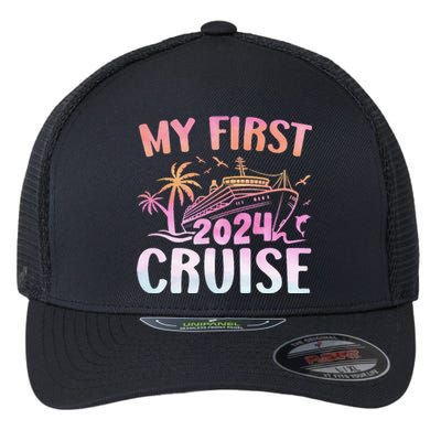 My First Cruise 2024 Vacation Matching Family Cruise Ship  Flexfit Unipanel Trucker Cap