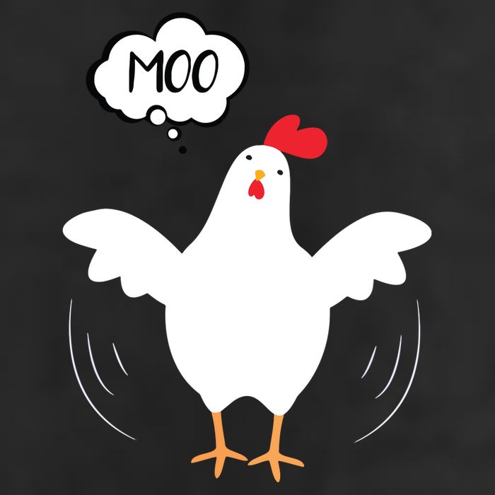 MOO Funny Cow Chicken Funny Microfiber Hand Towel