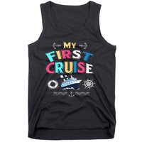 My First Cruise  Girls Boys Cruising and Sailing Tank Top