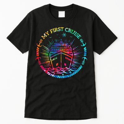My First Cruise Funny Cruise Tall T-Shirt