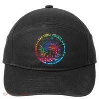 My First Cruise Funny Cruise 7-Panel Snapback Hat