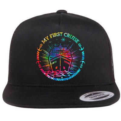 My First Cruise Funny Cruise Flatbill Hat