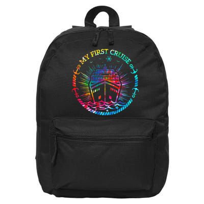 My First Cruise Funny Cruise 16 in Basic Backpack