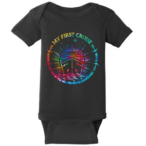 My First Cruise Funny Cruise Baby Bodysuit