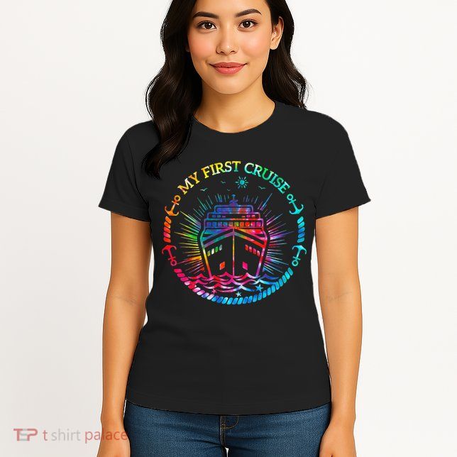 My First Cruise Funny Cruise Womens T-Shirt