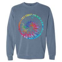My First Cruise Funny Cruise Garment-Dyed Sweatshirt