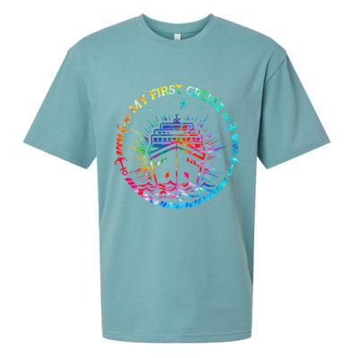 My First Cruise Funny Cruise Sueded Cloud Jersey T-Shirt