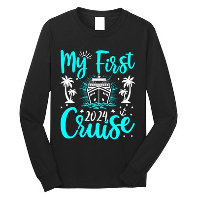 My First Cruise 2024 1st Birthday Cruising Cruise Long Sleeve Shirt