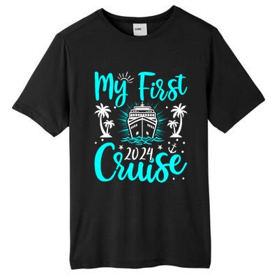 My First Cruise 2024 1st Birthday Cruising Cruise Tall Fusion ChromaSoft Performance T-Shirt