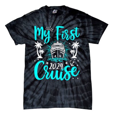 My First Cruise 2024 1st Birthday Cruising Cruise Tie-Dye T-Shirt