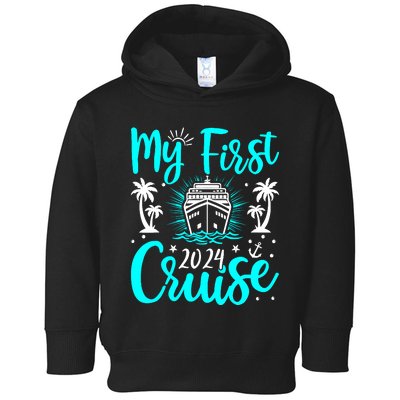 My First Cruise 2024 1st Birthday Cruising Cruise Toddler Hoodie