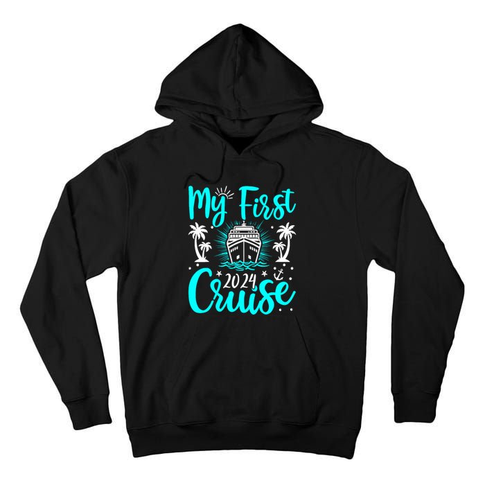 My First Cruise 2024 1st Birthday Cruising Cruise Tall Hoodie