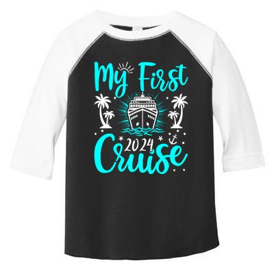 My First Cruise 2024 1st Birthday Cruising Cruise Toddler Fine Jersey T-Shirt