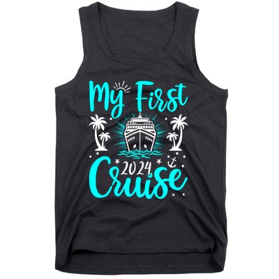 My First Cruise 2024 1st Birthday Cruising Cruise Tank Top