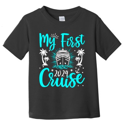 My First Cruise 2024 1st Birthday Cruising Cruise Toddler T-Shirt