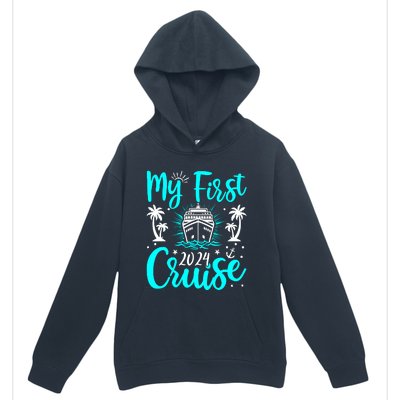 My First Cruise 2024 1st Birthday Cruising Cruise Urban Pullover Hoodie