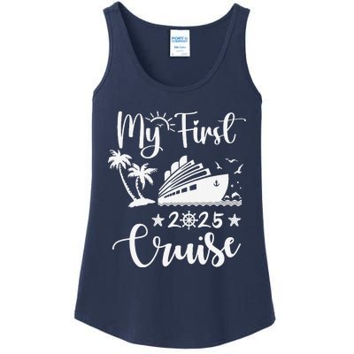 My First Cruise 2025 Family Vacation Cruise Ship Travel Ladies Essential Tank