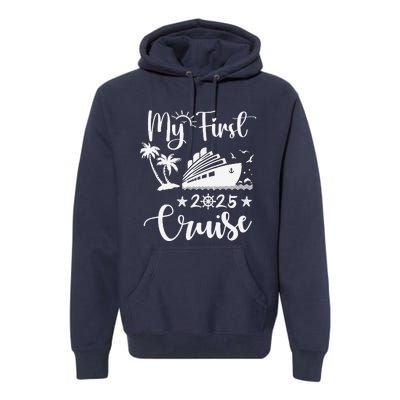 My First Cruise 2025 Family Vacation Cruise Ship Travel Premium Hoodie