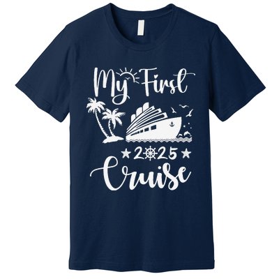 My First Cruise 2025 Family Vacation Cruise Ship Travel Premium T-Shirt