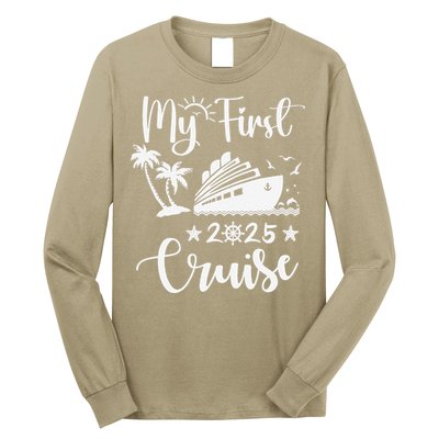 My First Cruise 2025 Family Vacation Cruise Ship Travel Long Sleeve Shirt