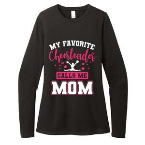 My Favorite Cheerleader Calls Me Mom Cheerleading Team Squad Womens CVC Long Sleeve Shirt