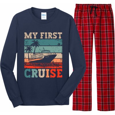 My First Cruise Family Vacation Cruise Ship Long Sleeve Pajama Set