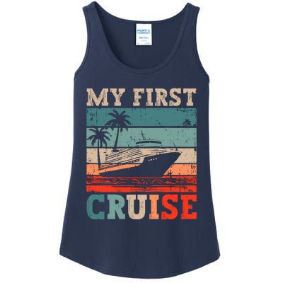 My First Cruise Family Vacation Cruise Ship Ladies Essential Tank