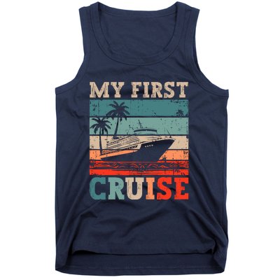 My First Cruise Family Vacation Cruise Ship Tank Top