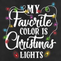 My Favorite Color Is Christmas Lights Hat