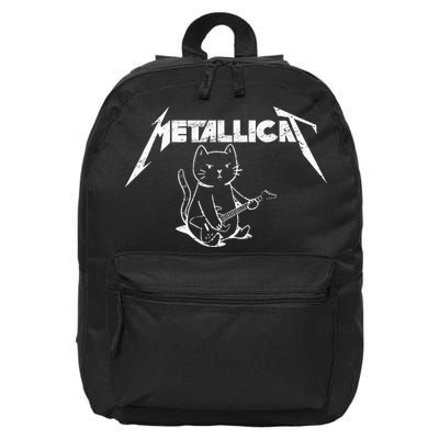 Metallicat Funny Cat 16 in Basic Backpack