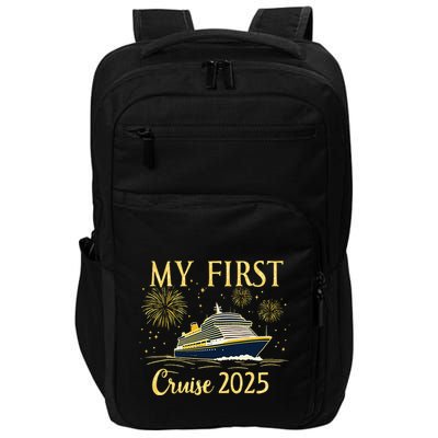 My First Cruise 2025 Family Vacation Trip Ship Matching Impact Tech Backpack