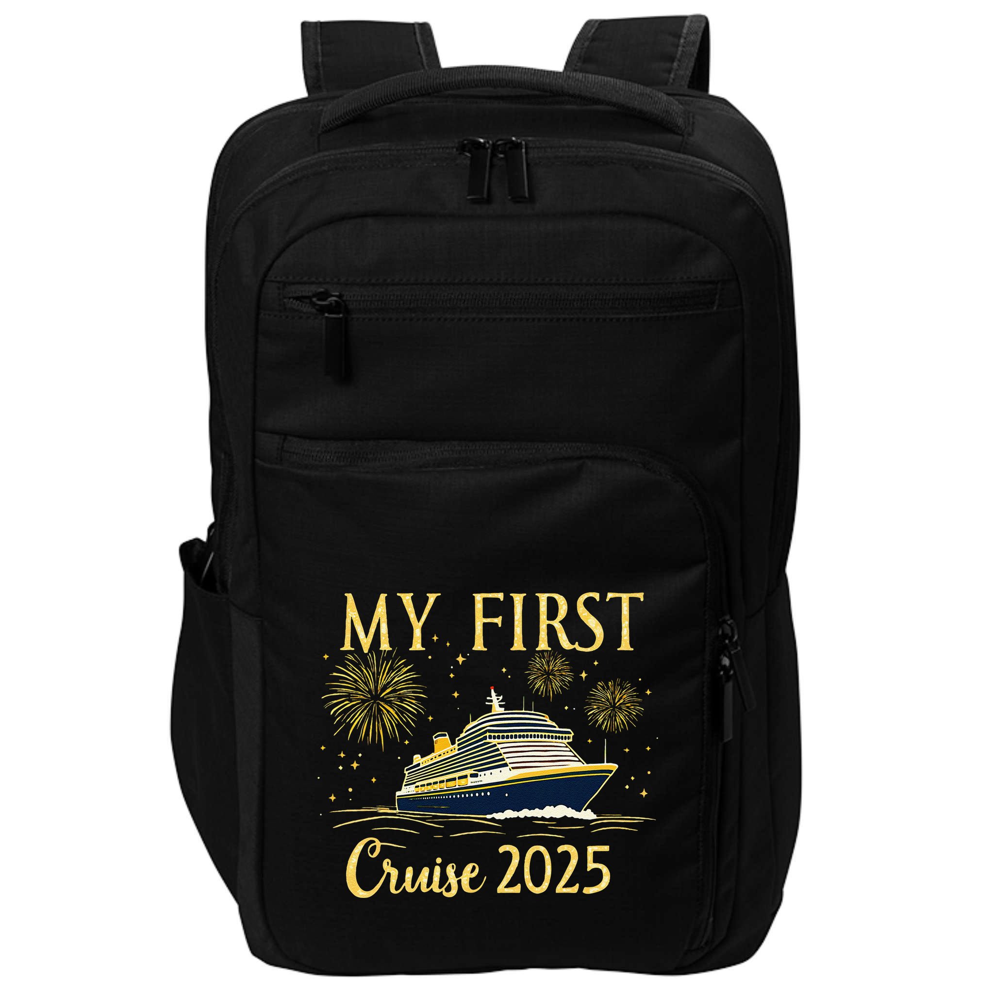 My First Cruise 2025 Family Vacation Trip Ship Matching Impact Tech Backpack