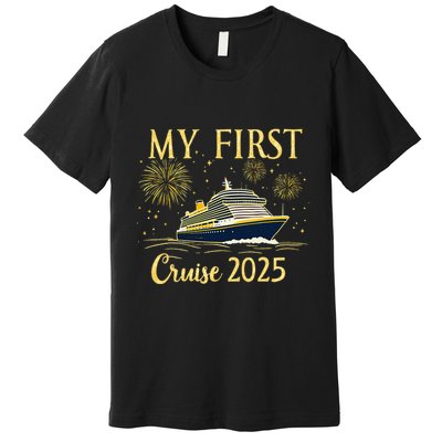My First Cruise 2025 Family Vacation Trip Ship Matching Premium T-Shirt